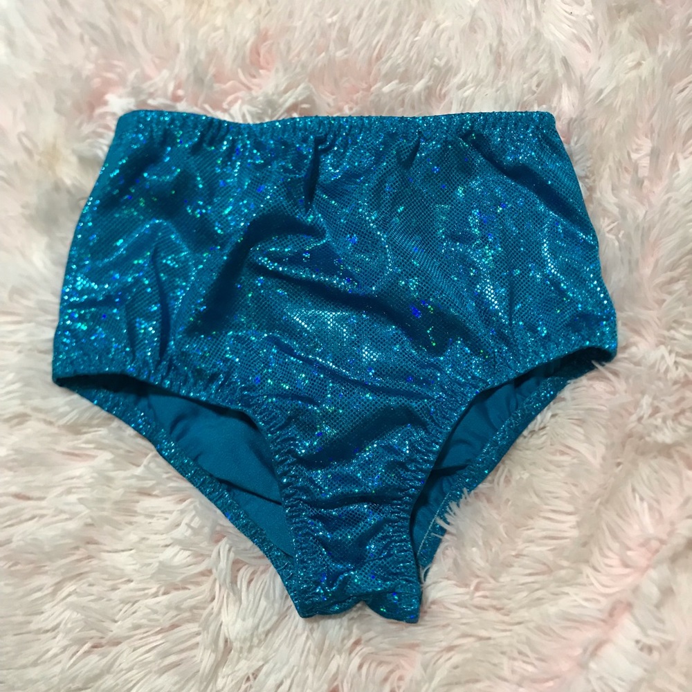 iHeartraves High Waist Rave Swim Bottoms S/M